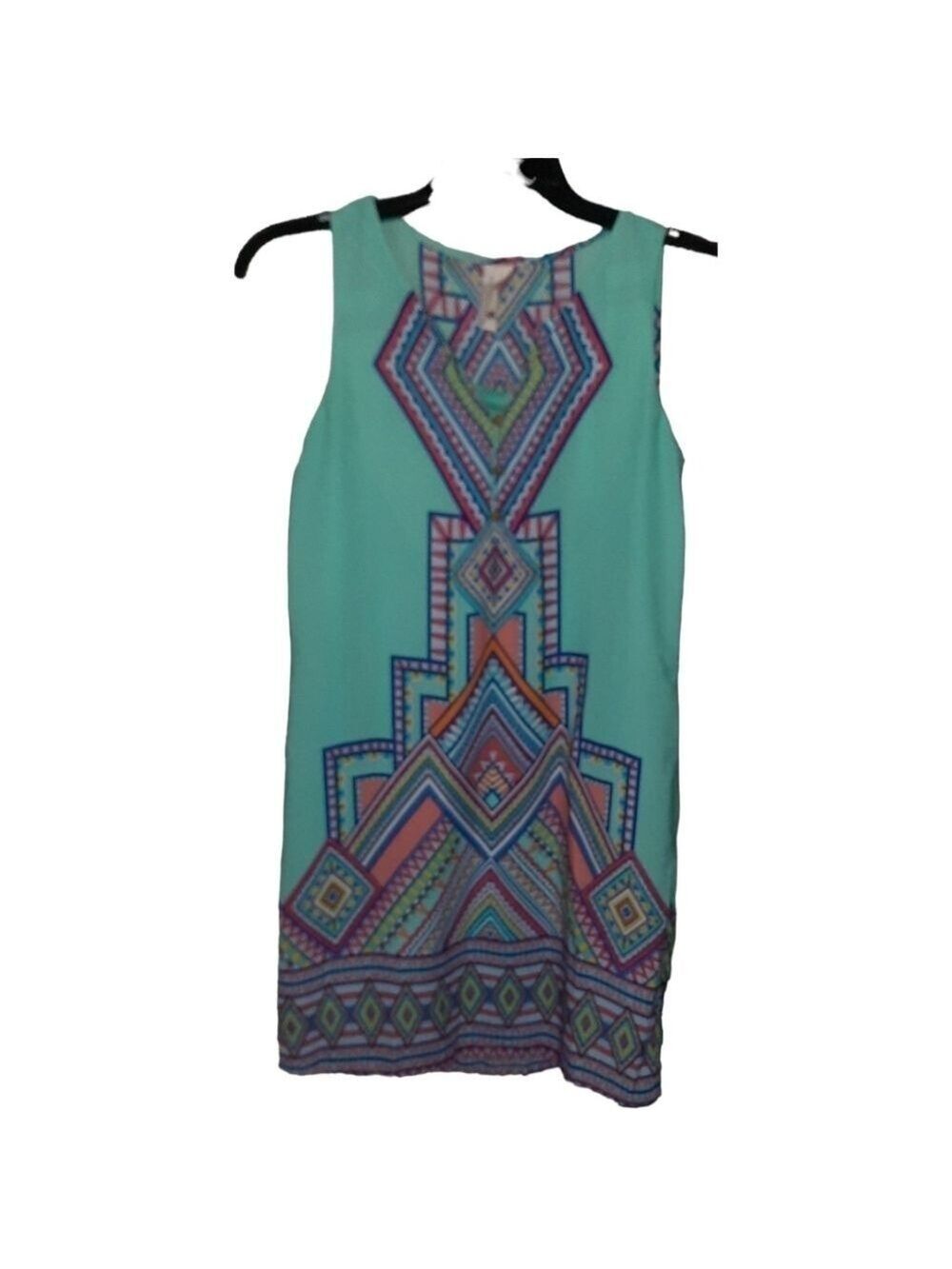 Pink Owl Sleeveless Dress Small